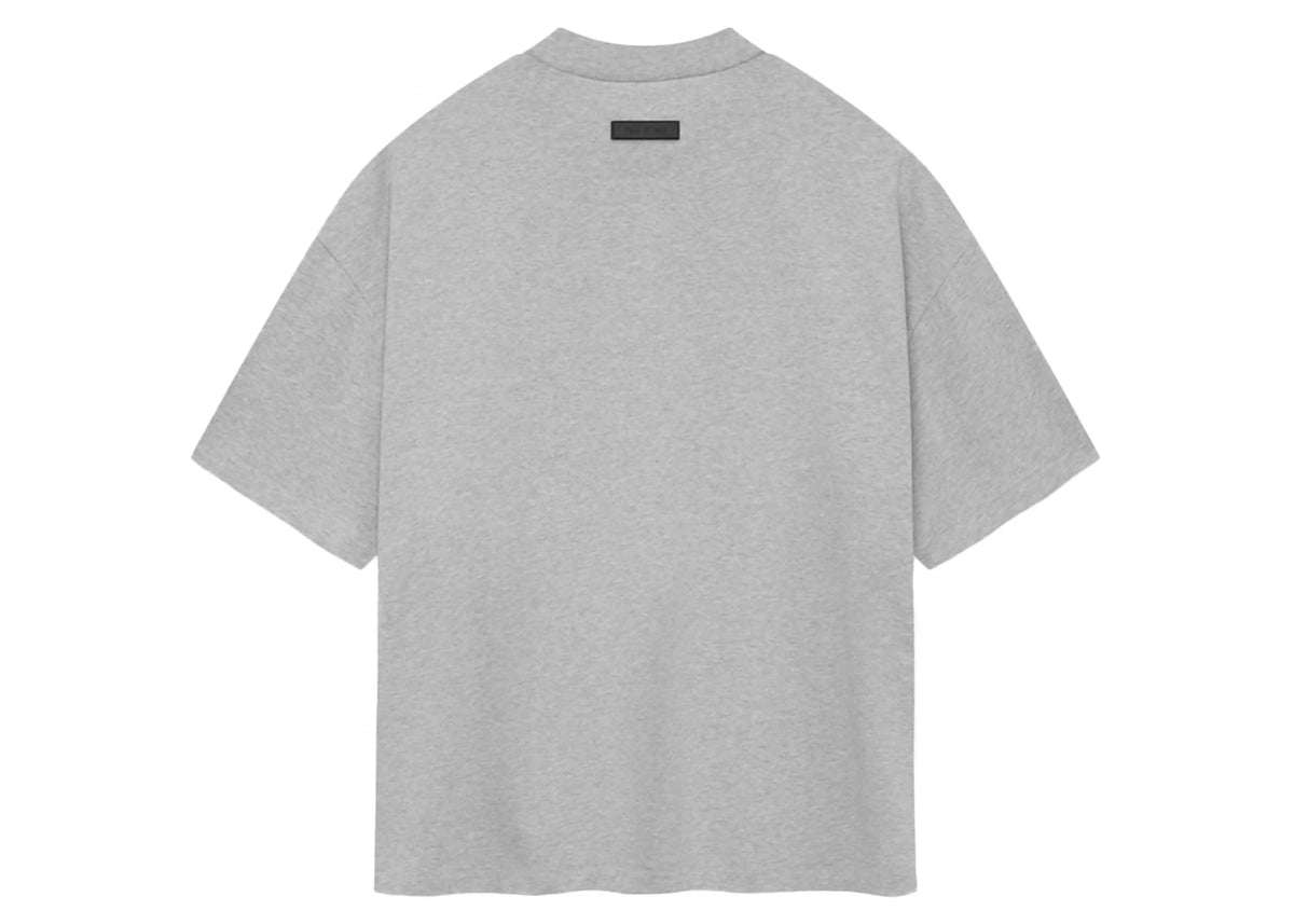 Fear of God Essentials Core Collection Crewneck T-Shirt Light Heather Grey - vue secondaire B