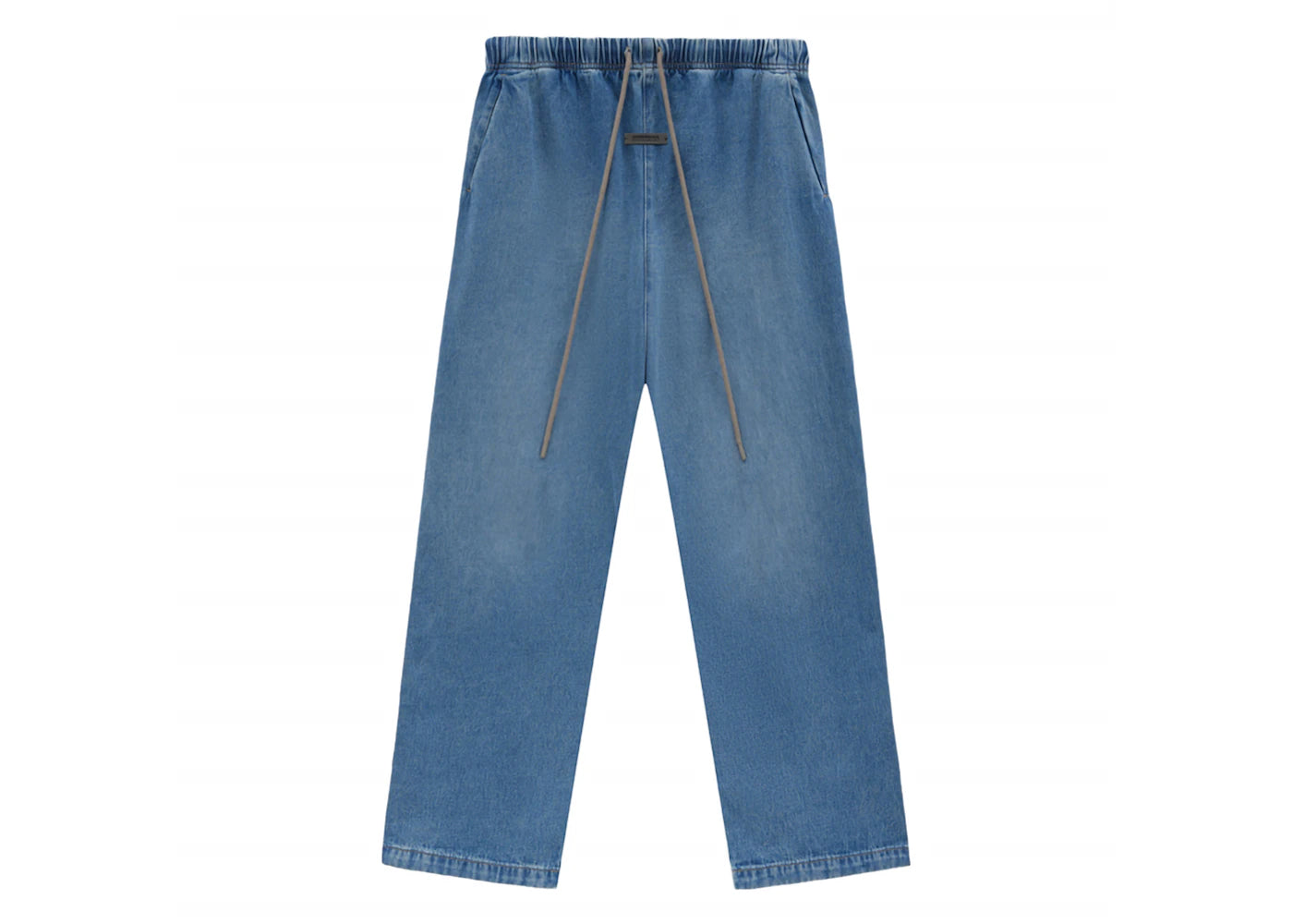 Fear of God Essentials Core Collection Denim Lounge Pant Medium Wash - vue 360
