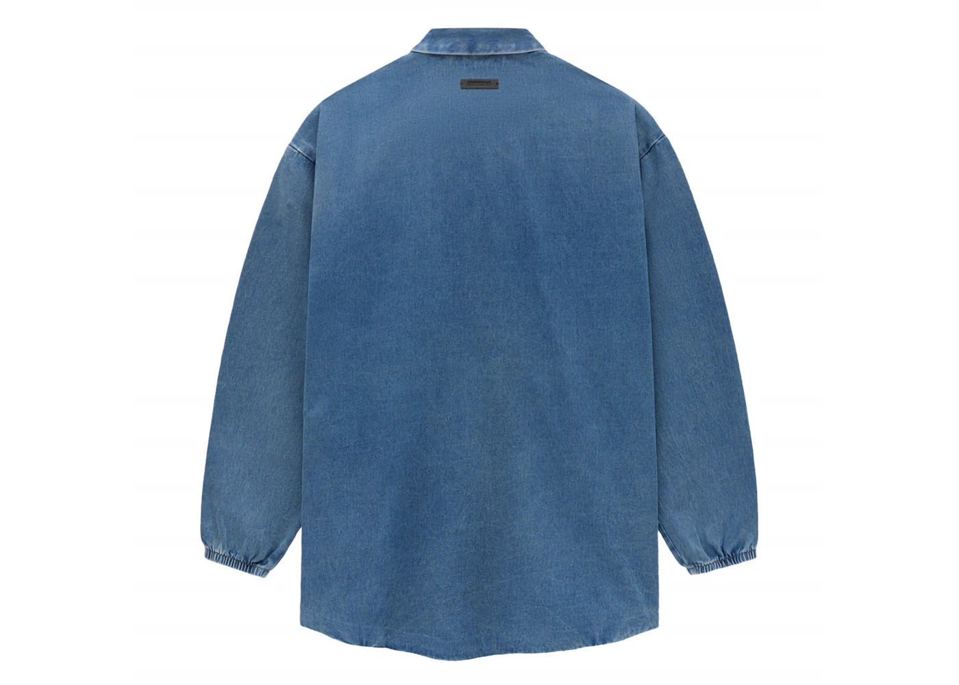 Fear of God Essentials Core Collection Denim Overshirt Medium Wash - vue secondaire B
