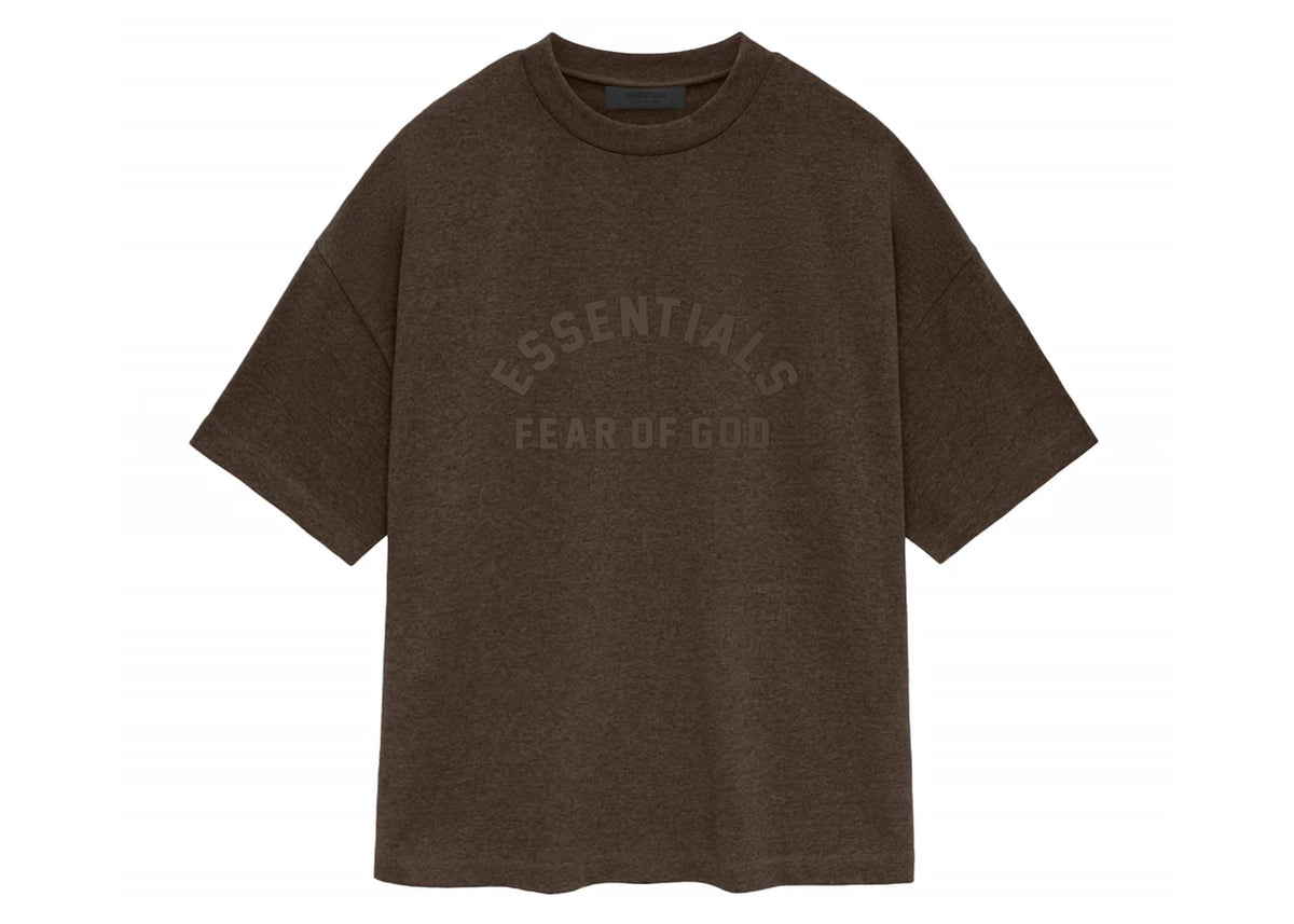 Fear of God Essentials Core Collection Heavy S/S Tee Heather Wood - vue secondaire B