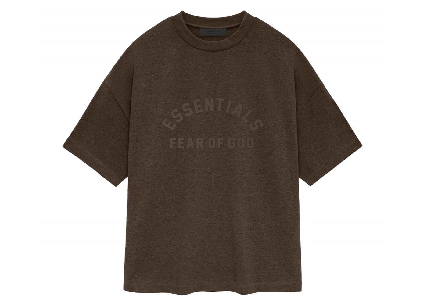 Fear of God Essentials Core Collection Heavy S/S Tee Heather Wood - vue secondaire A