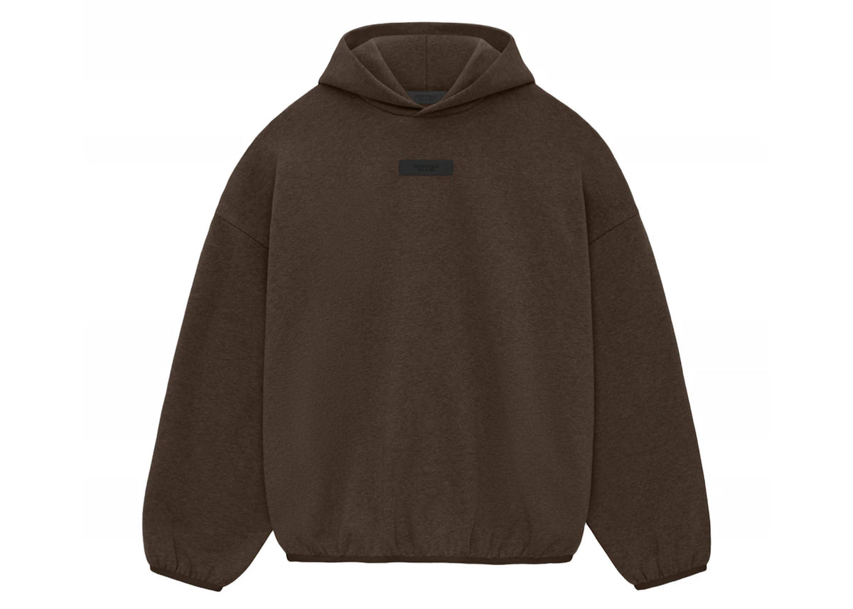 Fear of God Essentials Core Collection Hoodie Heather Wood - vue 360