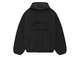 Fear of God Essentials Core Collection Nylon Fleece Hoodie Black/ Black