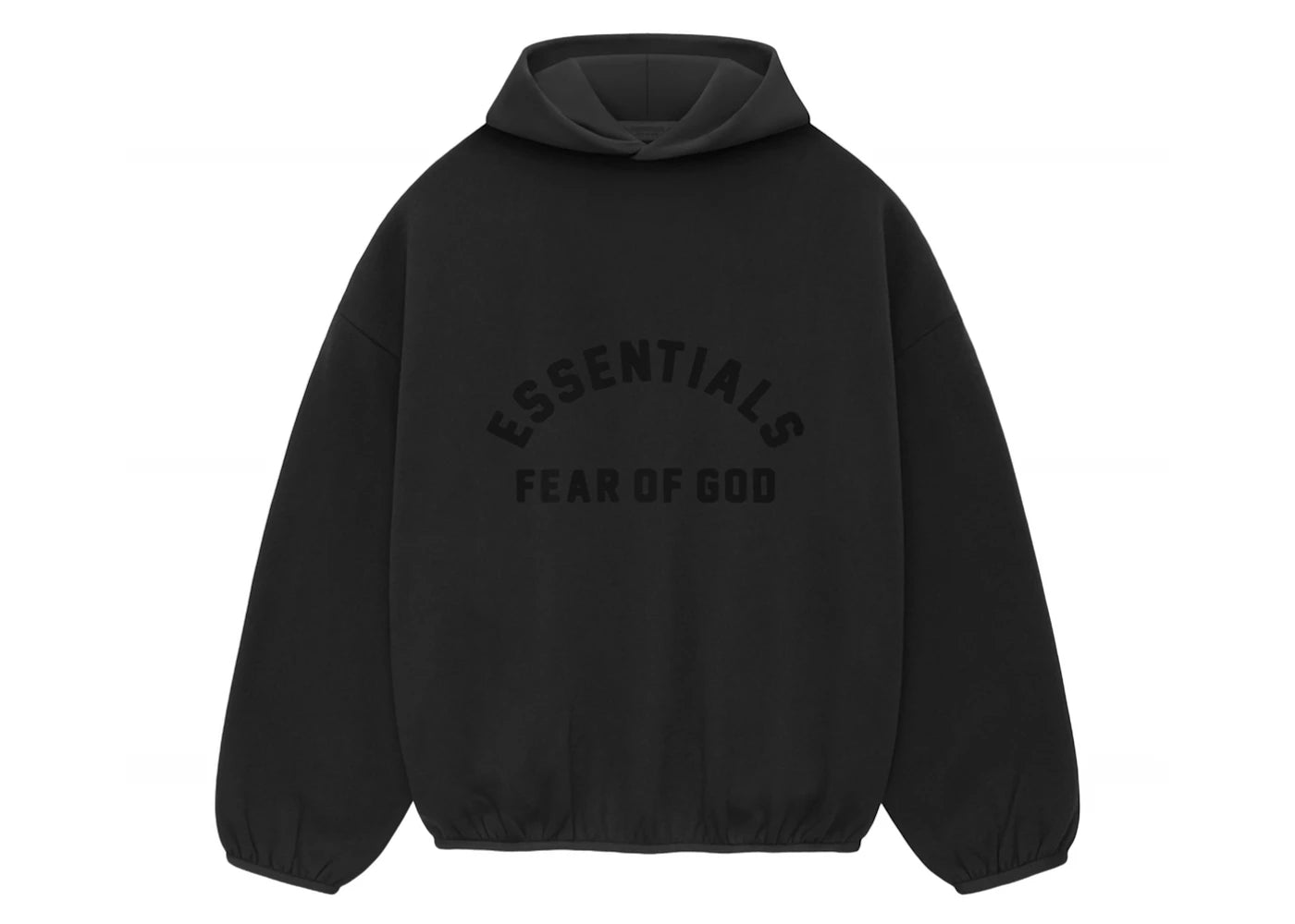 Fear of God Essentials Core Collection Nylon Fleece Hoodie Black/ Black - vue secondaire A