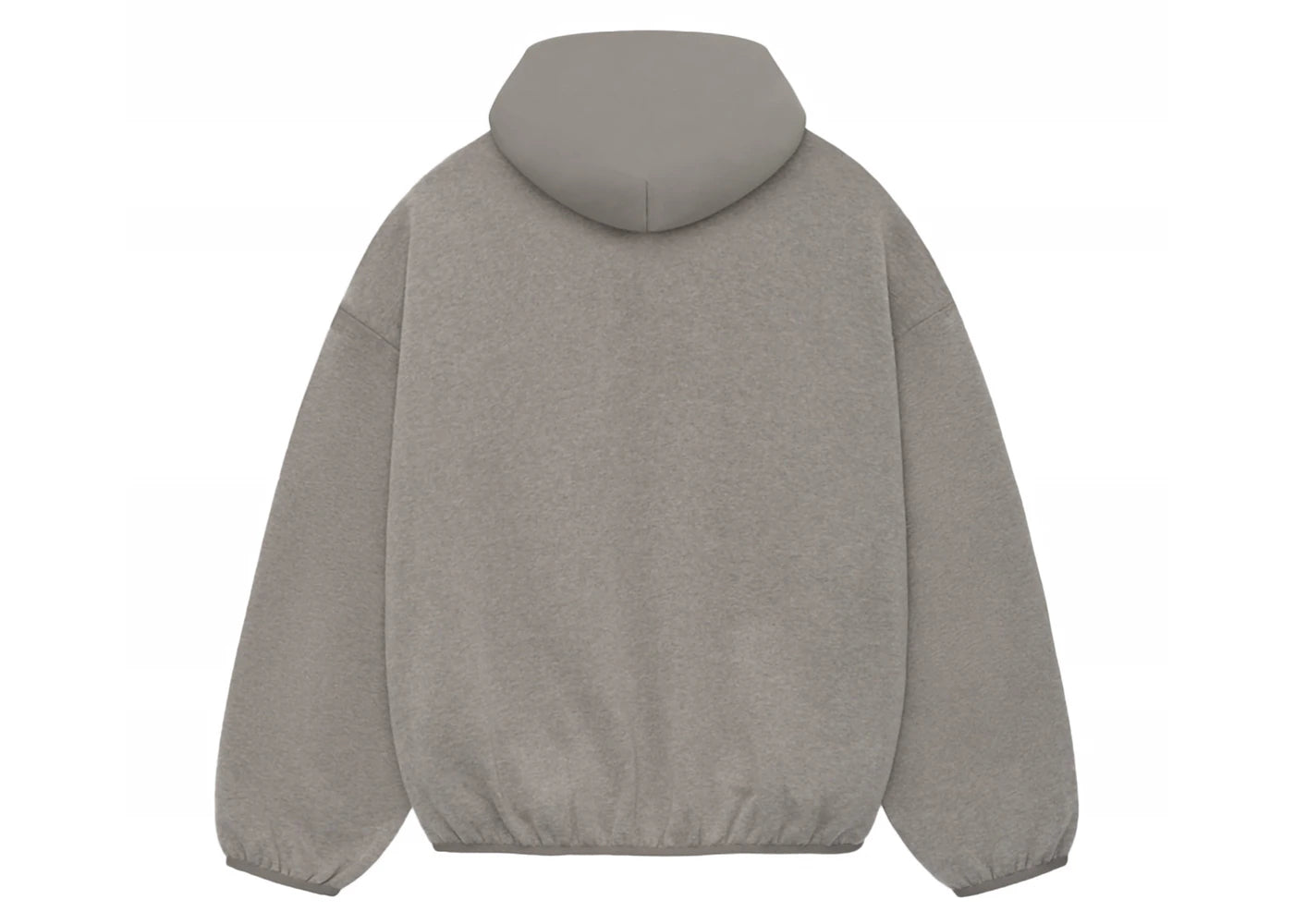 Fear of God Essentials Core Collection Nylon Fleece Hoodie Heather Grey/Dust - vue secondaire B