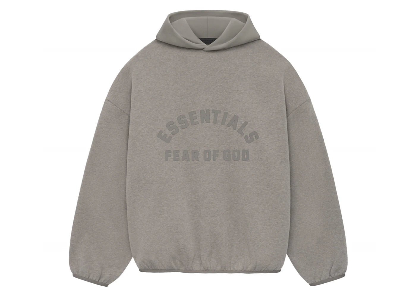 Fear of God Essentials Core Collection Nylon Fleece Hoodie Heather Grey/Dust - vue secondaire A