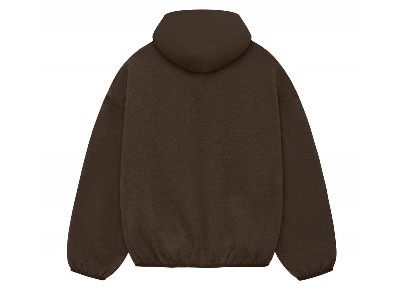 Fear of God Essentials Core Collection Nylon Fleece Hoodie Heather Wood/Wood - vue secondaire B