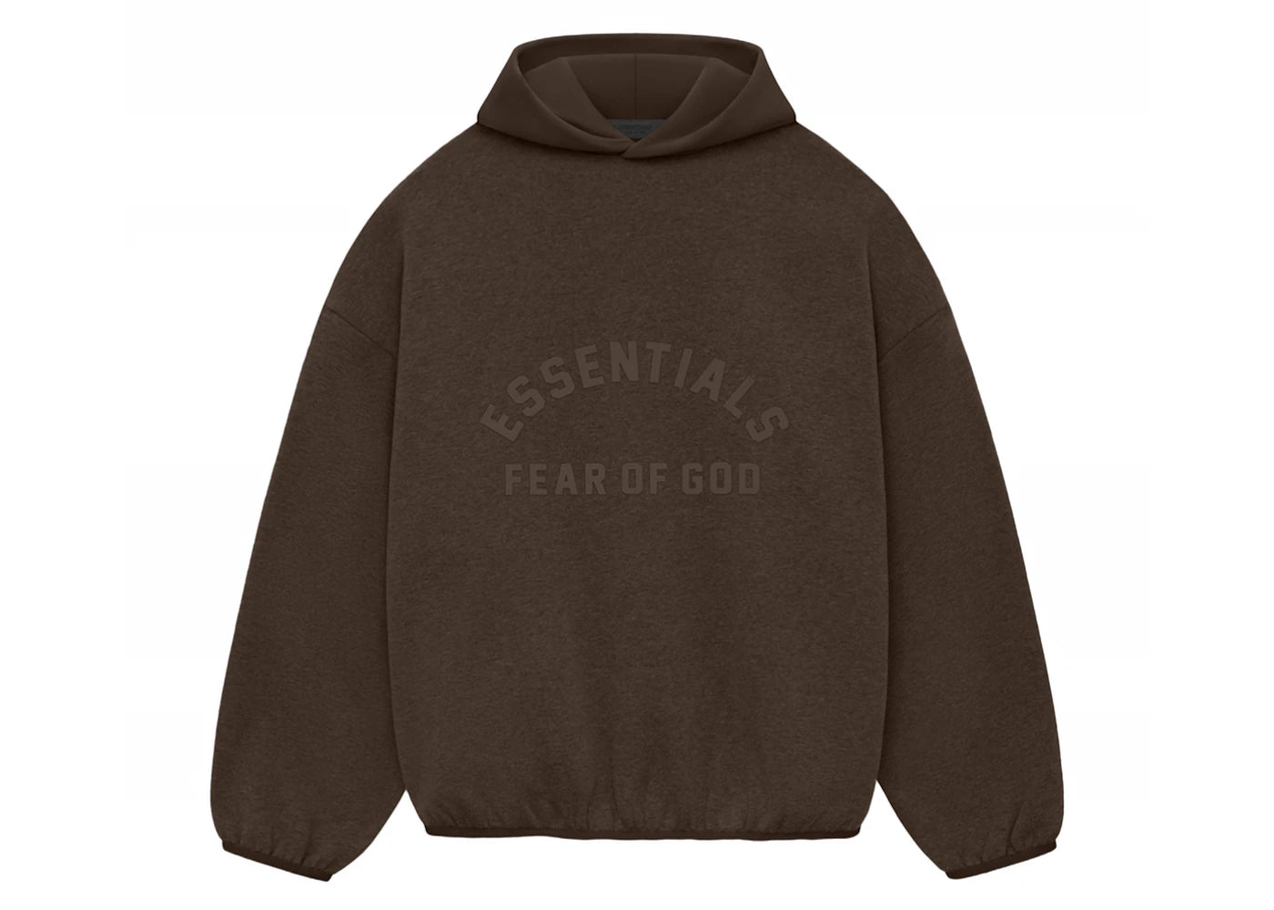 Fear of God Essentials Core Collection Nylon Fleece Hoodie Heather Wood/Wood - vue secondaire A