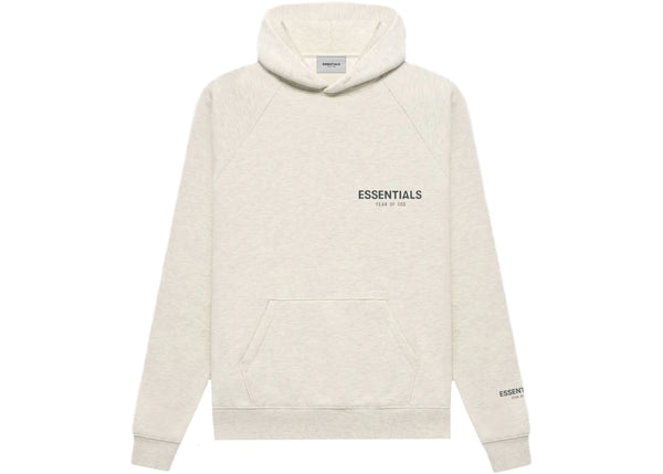 Fear of God Essentials Core Collection Pullover Hoodie Light Heather Oatmeal sneakers - authentic Fear of God shoes
