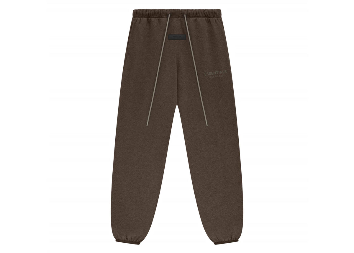 Fear of God Essentials Core Collection Jogginghose Heather Wood - vue 360
