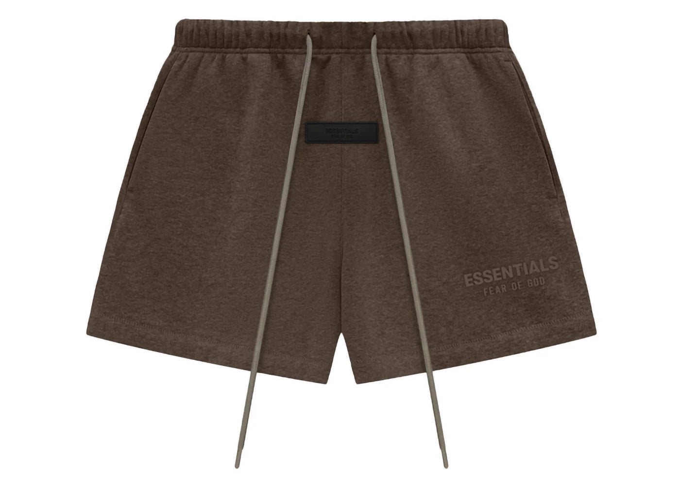 Fear of God Essentials Core Collection Sweatshort Heather Wood - vue secondaire A