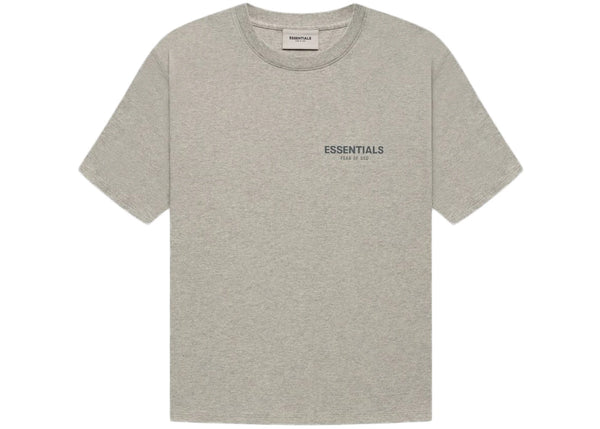 Fear of God Essentials Core Collection T-shirt Dark Heather Oatmeal sneakers - authentic Fear of God shoes