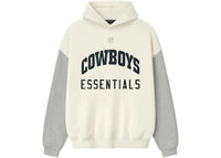 Fear of God Essentials Cowboys Sport Hoodie Cream/Concrete Heather
