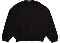 Fear of God Essentials Rundhals-Sweatshirt (SS24) Jet Black