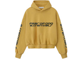Fear of God Essentials Cropped Relaxed Hoodie Canyon