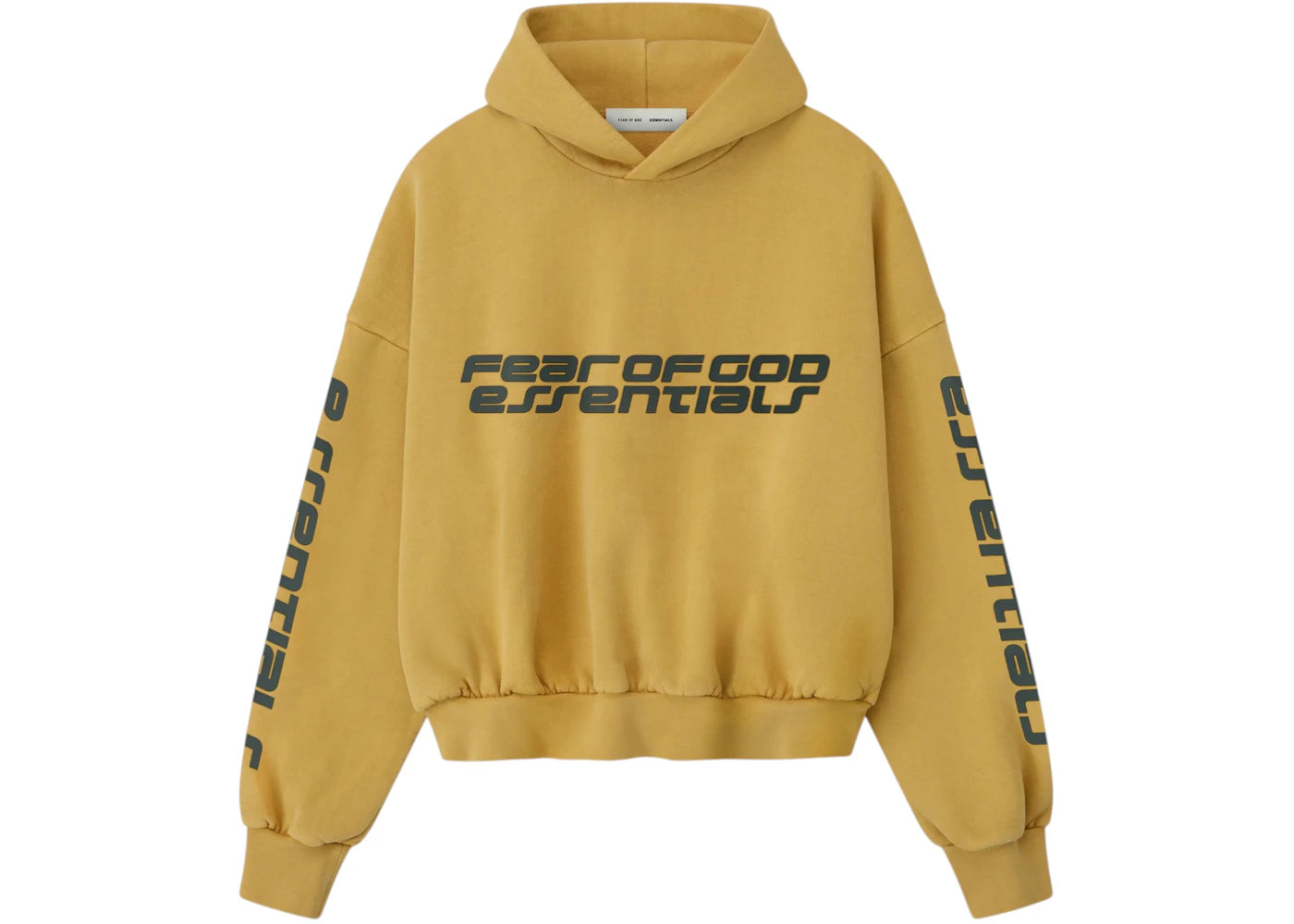 Fear of God Essentials Cropped Relaxed Hoodie Canyon - vue secondaire A