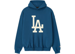 Fear of God Essentials Dodgers Sport Hoodie Blue Sapphire - apparel view 2