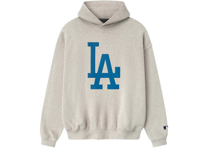 Fear of God Essentials Dodgers Sport Hoodie Heather Stone - apparel view 2