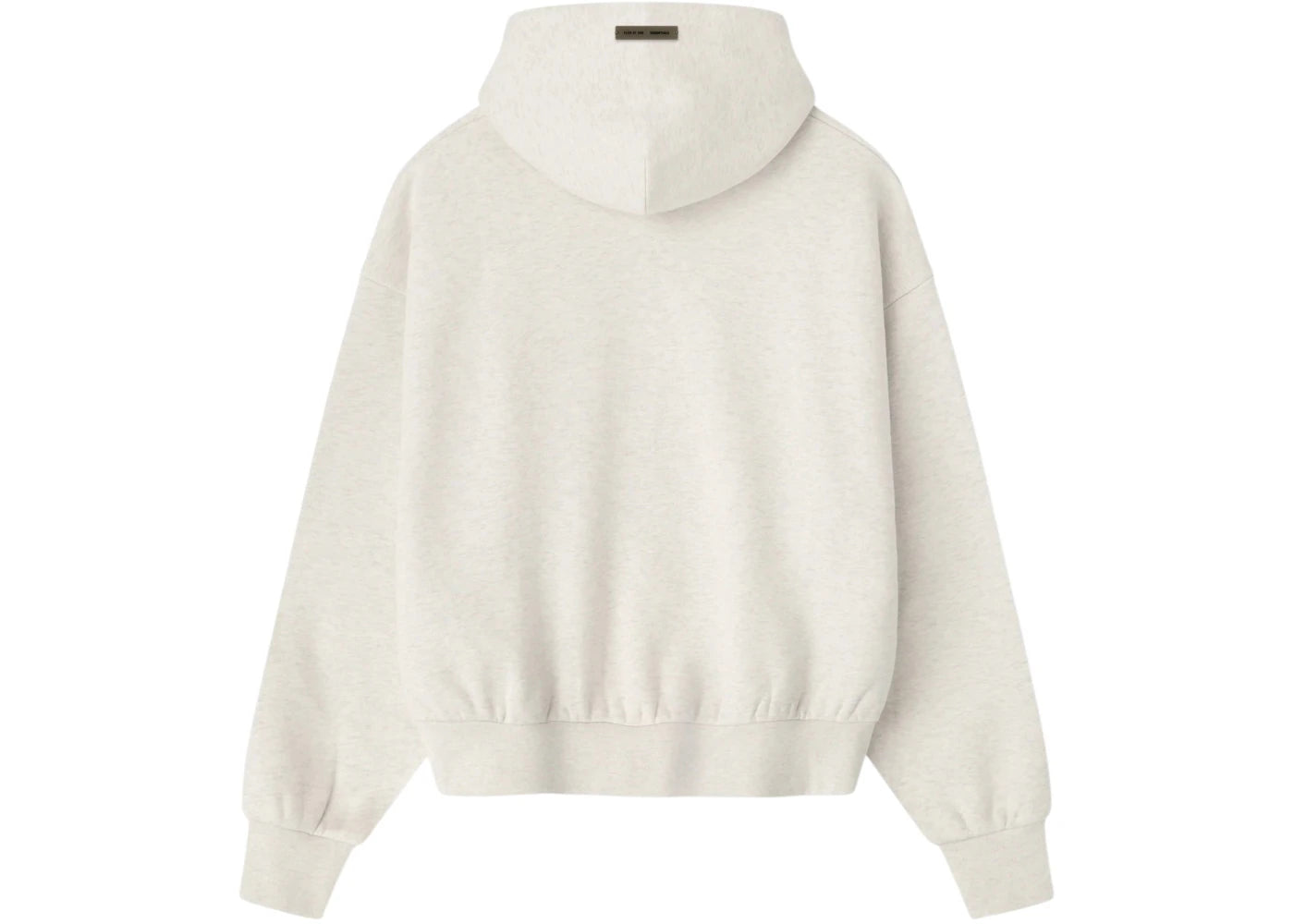 Fear of God Essentials Embossed Essentials Classic Hoodie Oatmeal Heather - vue secondaire B