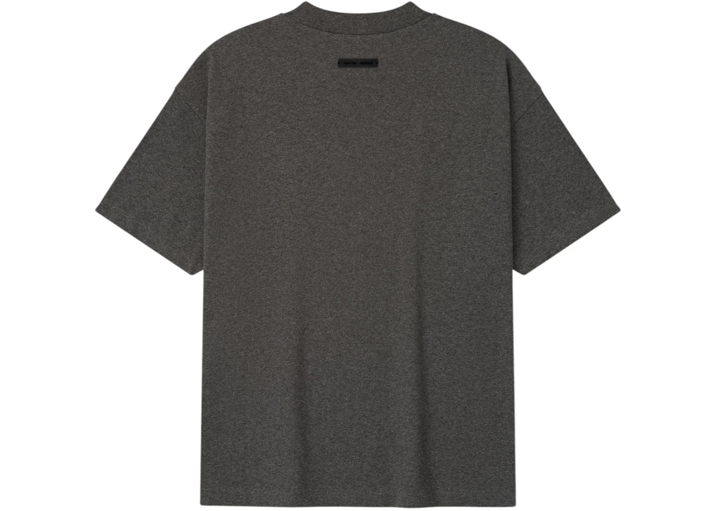 Fear of God Essentials Embroidered Classic Short Sleeve Tee Charcoal Heather - vue secondaire A