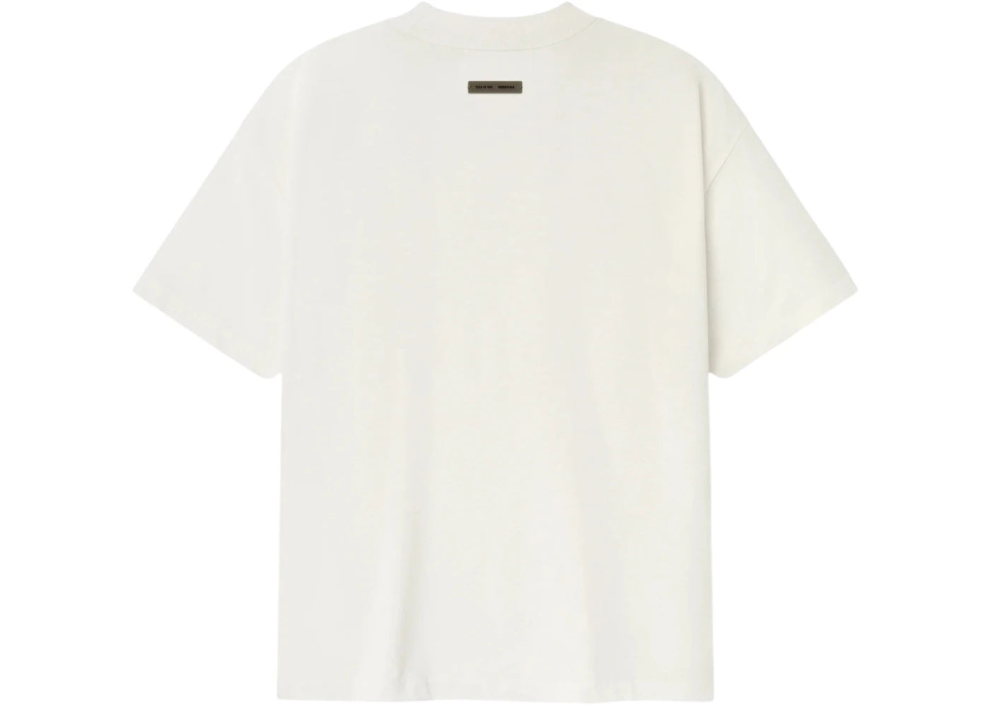 Fear of God Essentials Embroidered Essential Tee Ivory - vue secondaire B