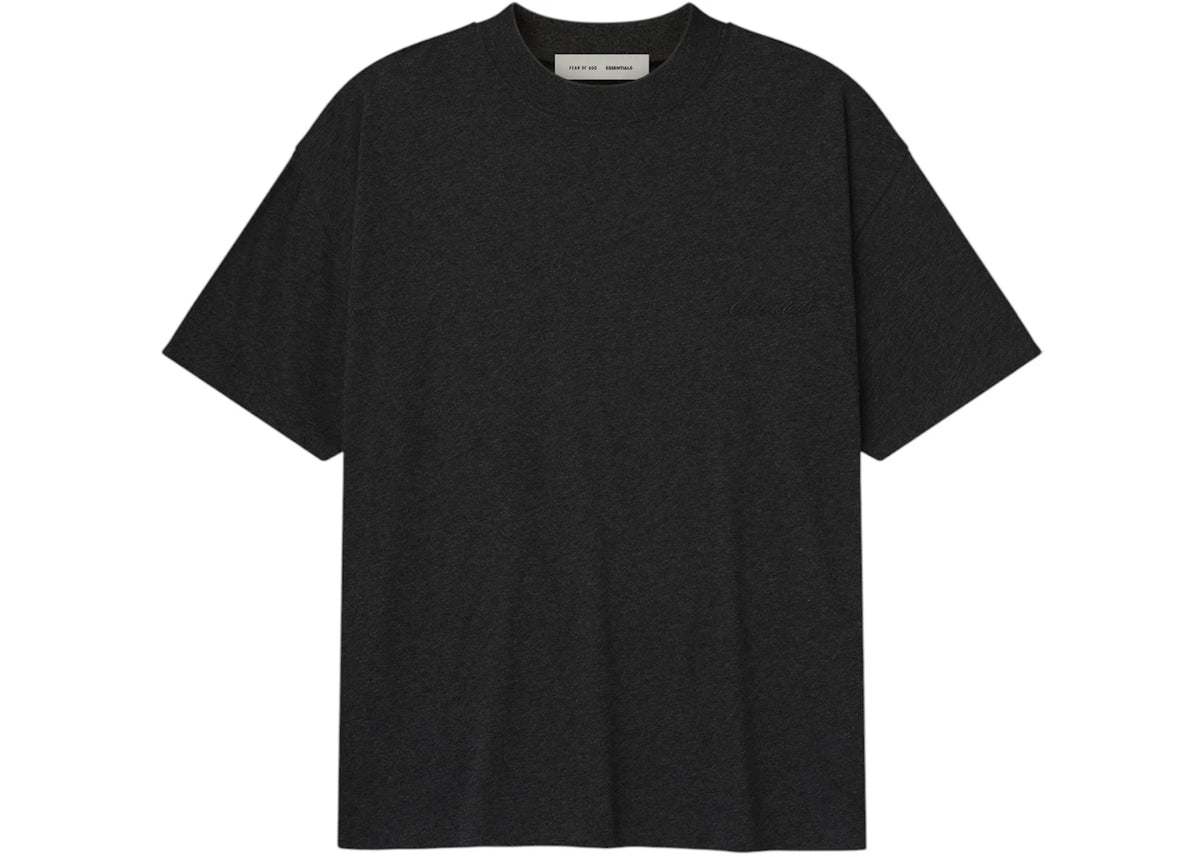 Fear of God Essentials Embroidered Essential Tee Vintage Black - vue secondaire A