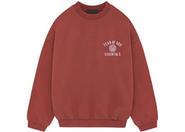 Fear of God Essentials Fleece Crewneck Crimson - product view 2