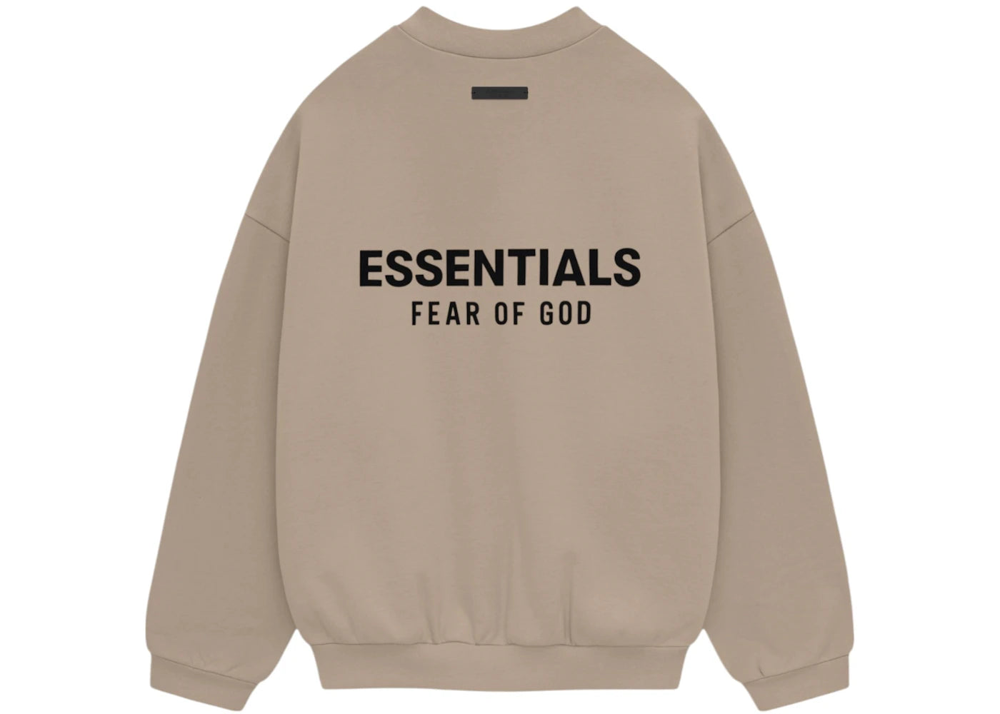 Fear of God Essentials Fleece Crewneck Desert Sand - vue secondaire B