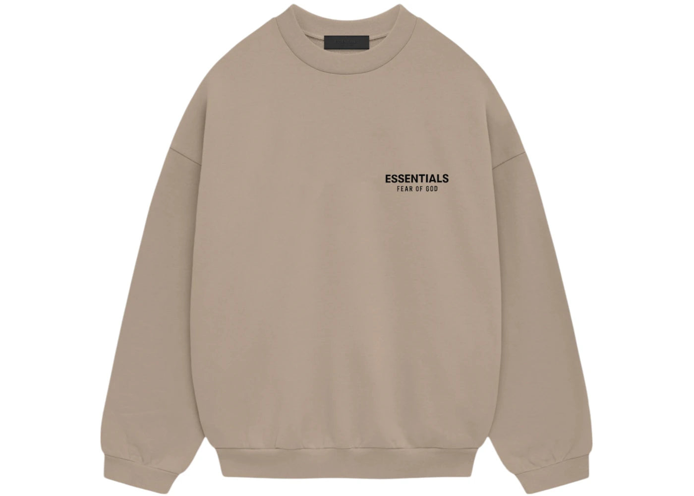 Fear of God Essentials Fleece Crewneck Desert Sand - vue secondaire A
