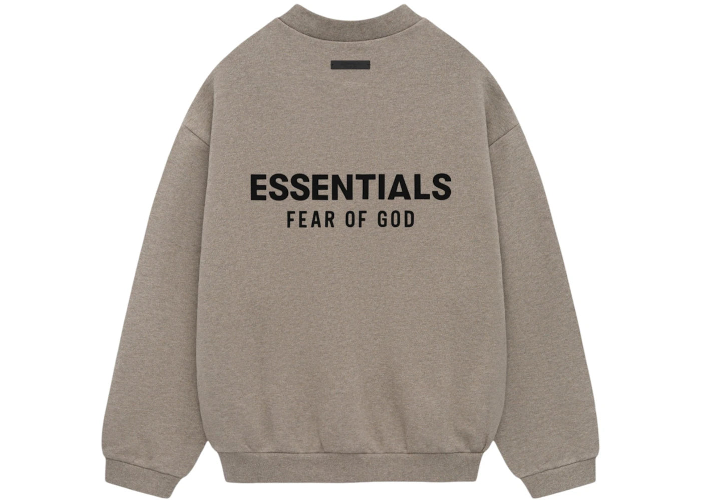 Fear of God Essentials Fleece-Pullover mit Rundhalsausschnitt (Herbst/Winter 2024) Heather Gray