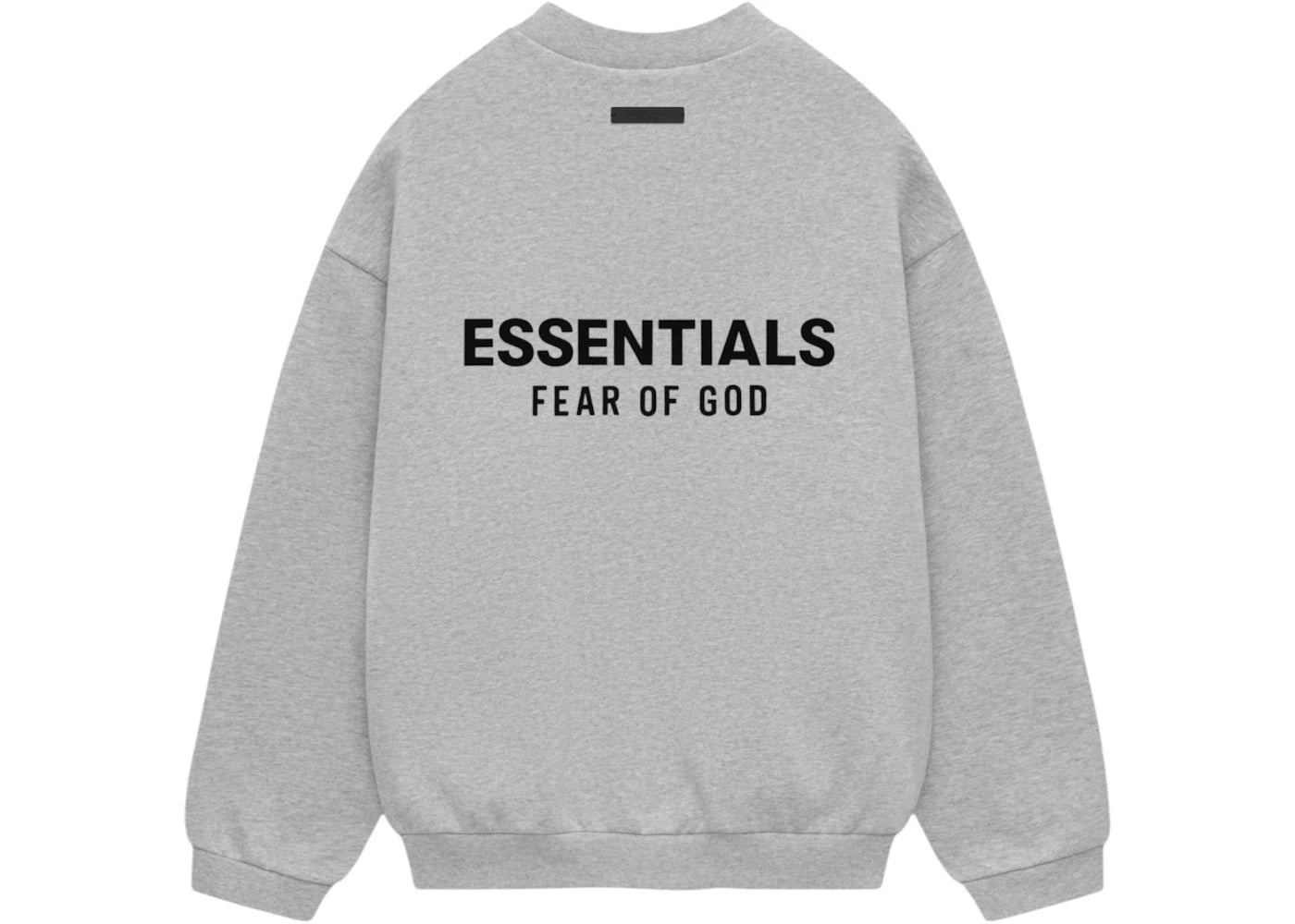Fear of God Essentials Fleece Crewneck Light Heather Gray - vue secondaire B