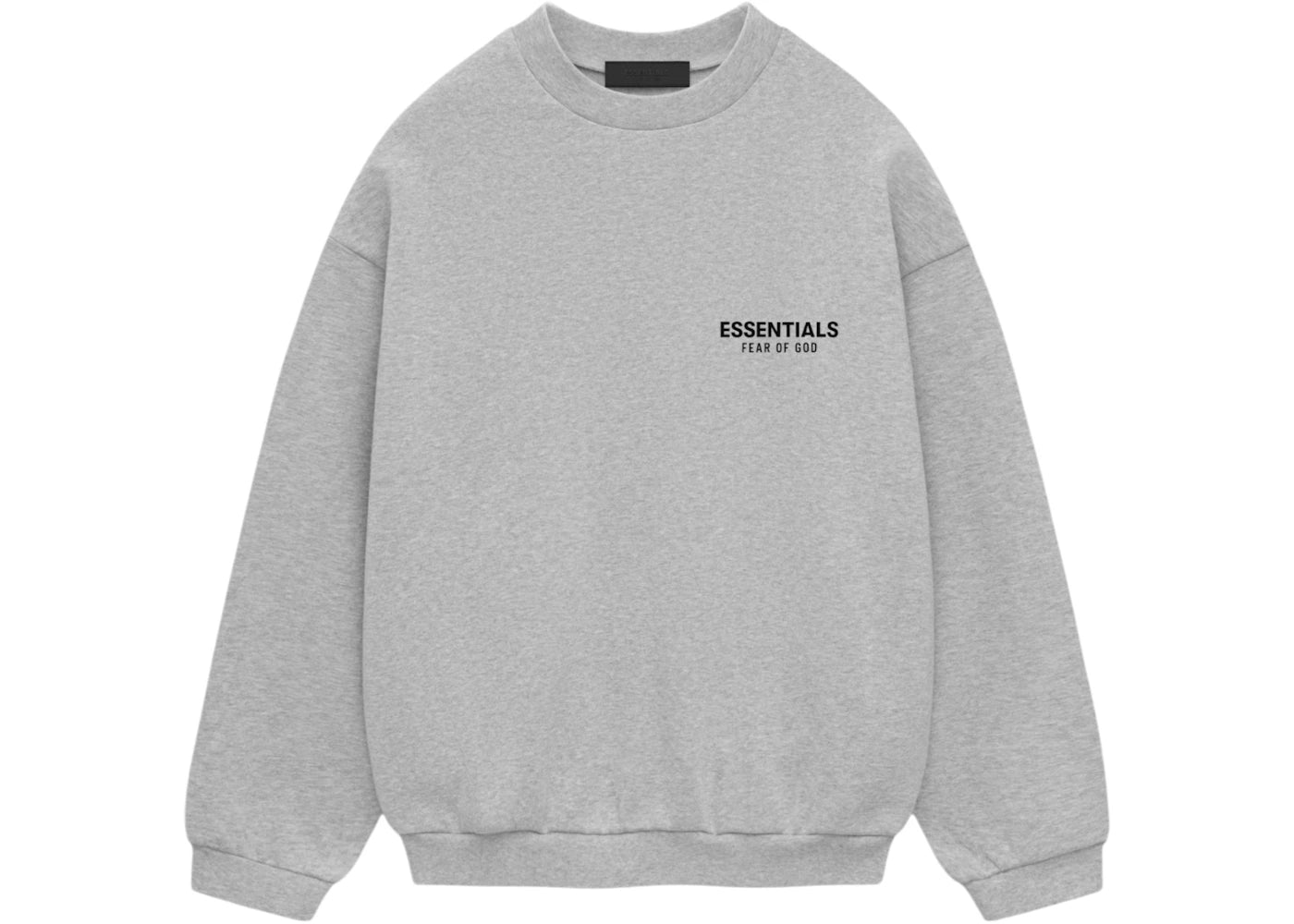Fear of God Essentials Fleece Crewneck Light Heather Gray - vue secondaire A