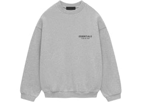 Fear of God Essentials Fleece Crewneck Light Heather Gray