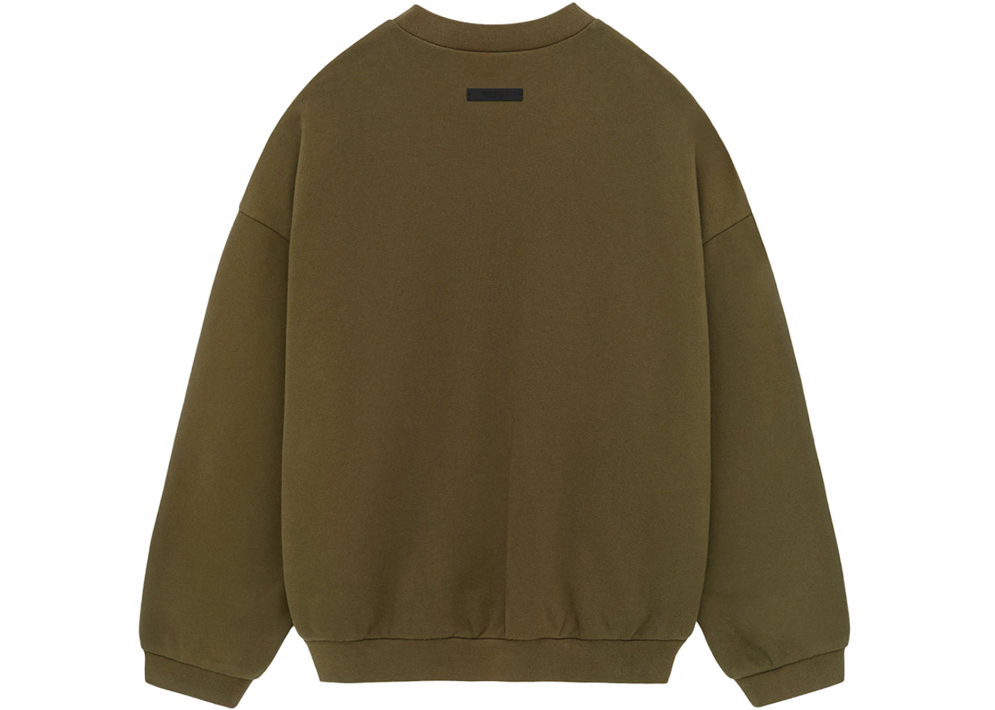 Fear of God Essentials Fleece Crewneck Olive - vue secondaire B