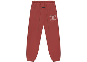 Fear of God Essentials Fleece Essential Sweatpant Crimson - vue 360