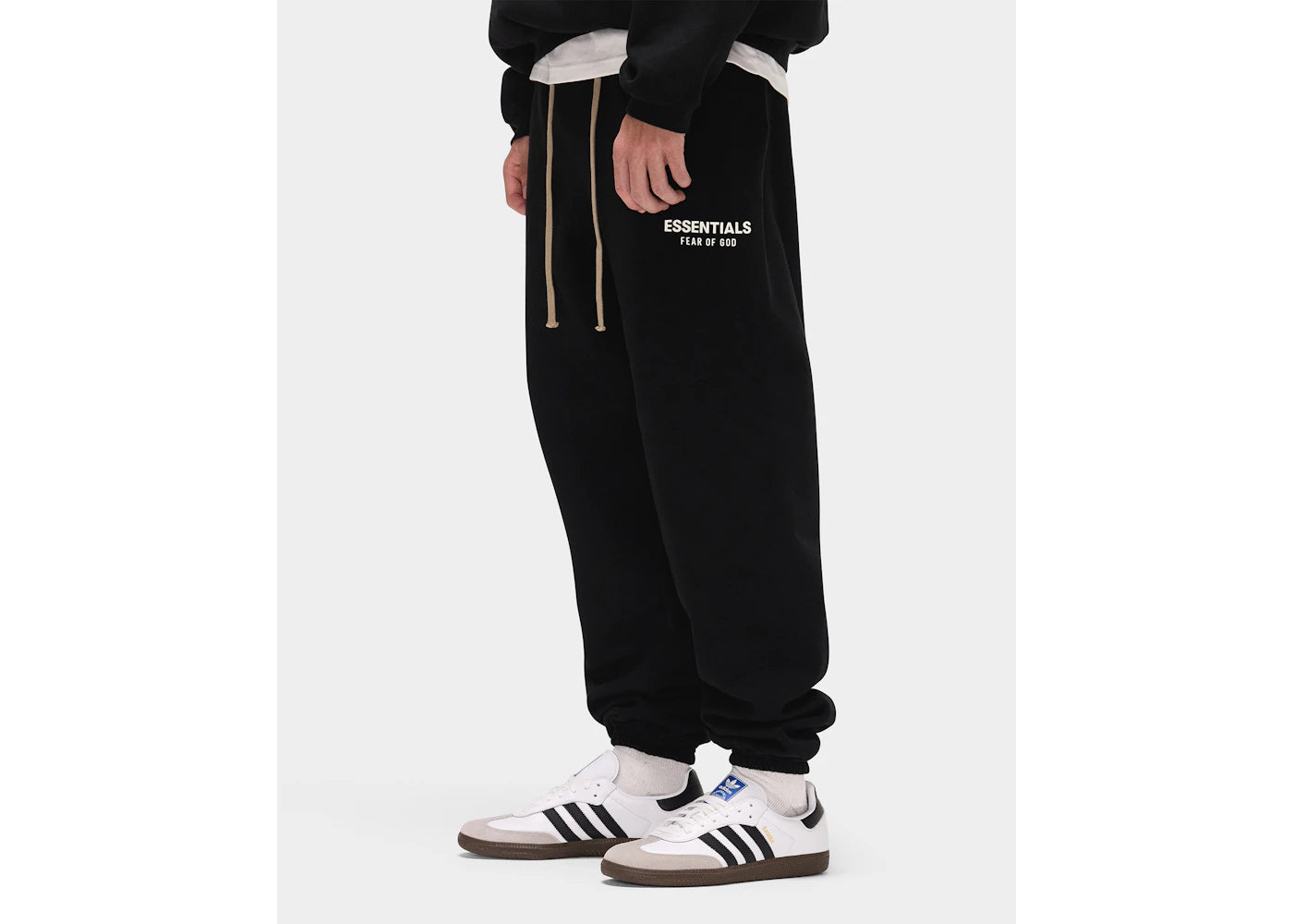 Fear of God Essentials Fleece Essential Sweatpants (FW24) Black - vue secondaire B