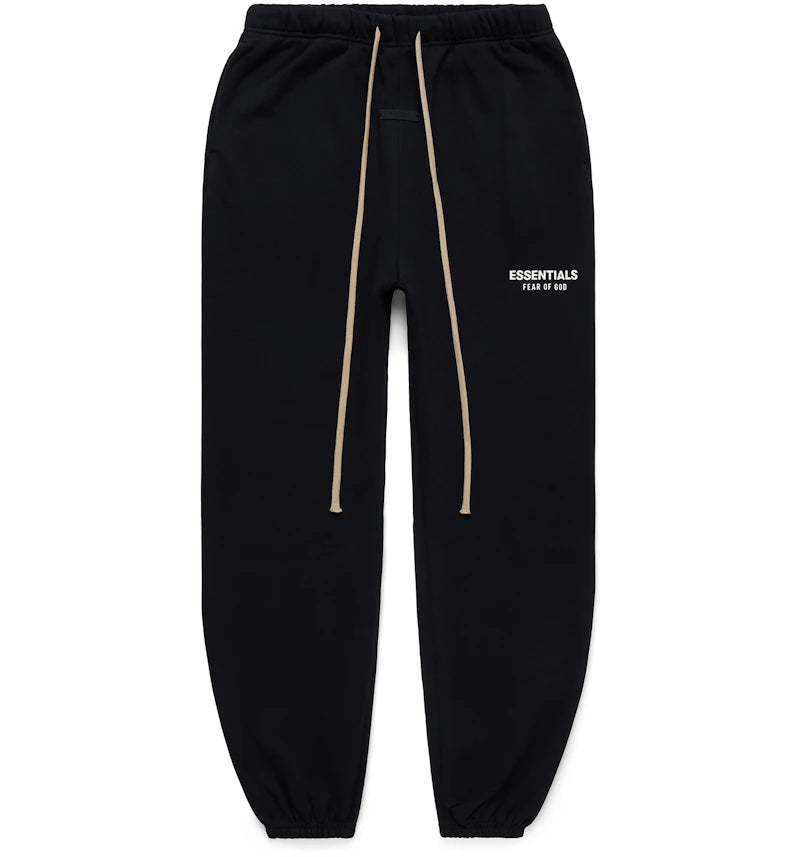 Fear of God Essentials Fleece Essential Sweatpant (FW24) Schwarz - vue 360