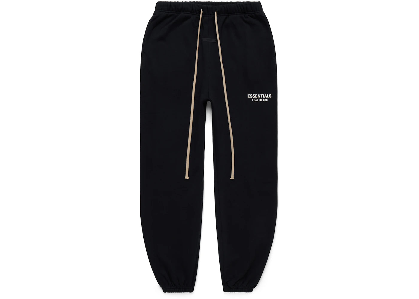 Fear of God Essentials Fleece Essential Sweatpants (FW24) Black - vue 360