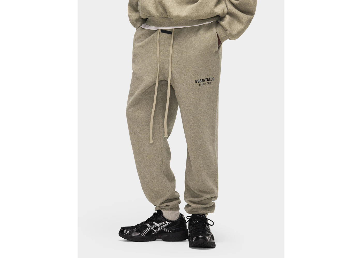 Fear of God Essentials Fleece Essential Sweatpant (FW24) Heather Gray - vue secondaire B