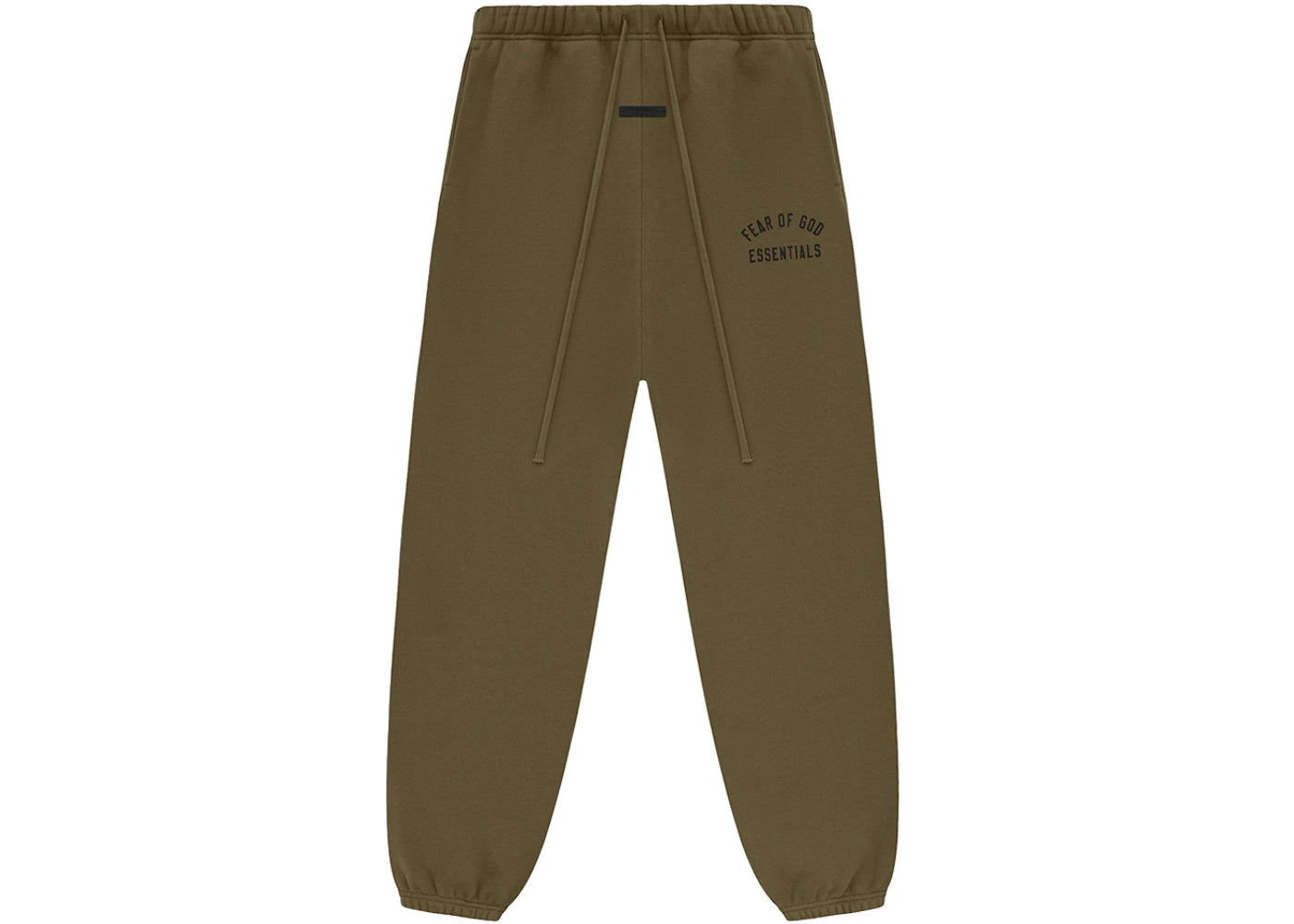 Fear of God Essentials Fleece Essential Sweatpant Olive - vue 360