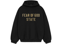 Fear of God Essentials Fleece Hoodie Black - authentic Fear of God apparel