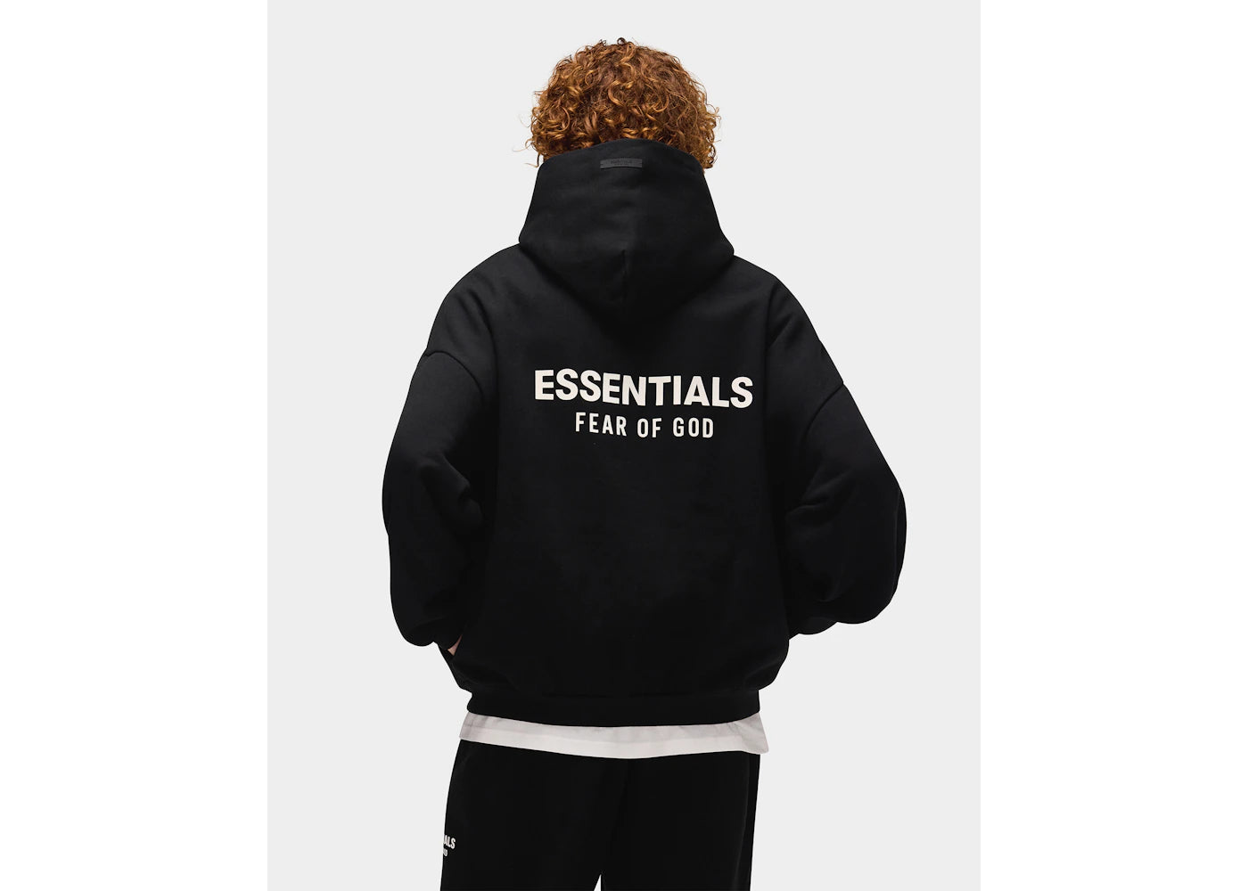 Fear of God Essentials Fleece-Hoodie (Herbst/Winter 2024) Schwarz
