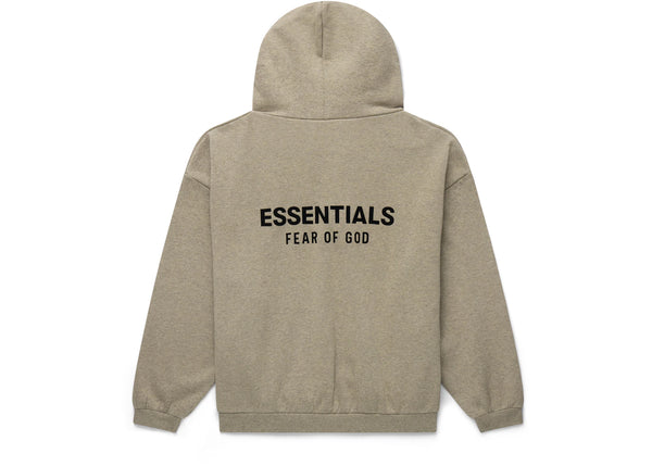 Fear of God Essentials Fleece Hoodie (FW24) Heather Gray
