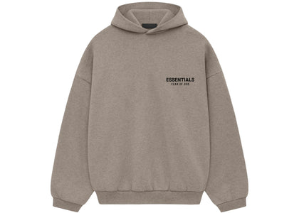Fear of God Essentials Fleece Hoodie (FW24) Heather Gray sneakers - authentic Fear of God shoes
