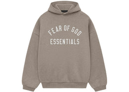 Fear of God Essentials Fleece Hoodie Heather Gray - authentic Fear of God apparel