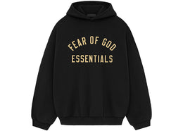 Fear of God Essentials Fleece II Hoodie Black - apparel view 2