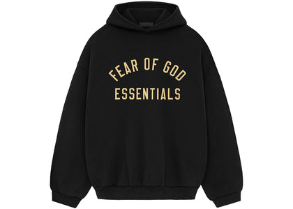Fear of God Essentials Fleece II Hoodie Black - apparel view 2