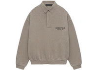 Fear of God Essentials Fleece Polo Heather Gray