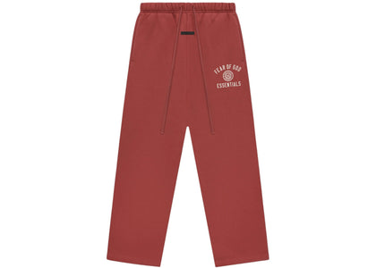 Fear of God Essentials Fleece Relaxed Sweatpant Crimson - authentic Fear of God product