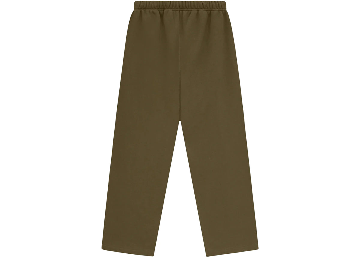 Fear of God Essentials Fleece Relaxed Sweatpant Olive - vue secondaire B